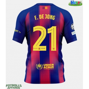 Barcelona Frenkie de Jong #21 Hemmatröja 2025-26 Kortärmad